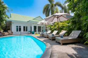 2BR Villa Baan Orchid, seconds to beach